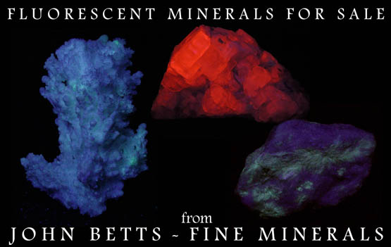John Betts - Fine Minerals gallery of Fluorescent Minerals