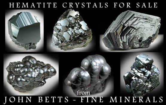 John Betts - Fine Minerals gallery of Hematite Specimen	s