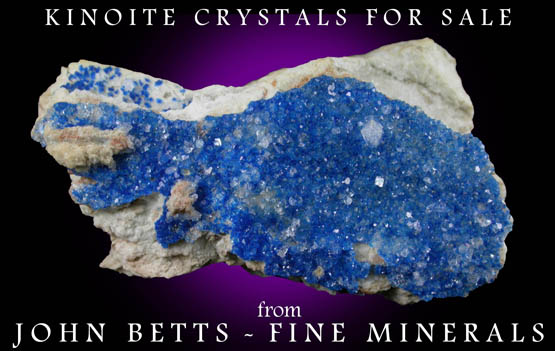 John Betts - Fine Minerals gallery of Kinoite Specimens
