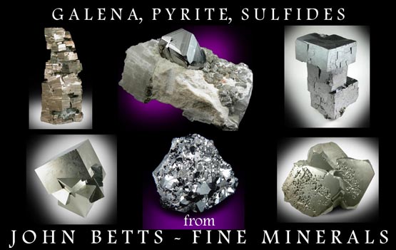 John Betts - Fine Minerals gallery of Sulfide & Sulfosalt Minerals